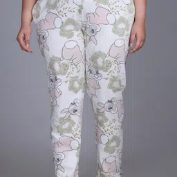 IN Love Printed Cotton Mid-Rise Lounge Pants-picture-28