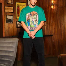 Bonkers Corner Men Printed Dial On Oversized T-shirt-picture-46