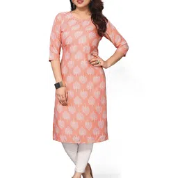 KETAKI FASHION Selection Of 4 Striped Round Neck Straight Kurtas image 2