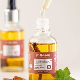 Nat Habit Pure Mukhalaya Patchouli Manjistha Aging & Wrinkle Protection Facial Oil- 15 ml-picture-7