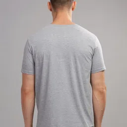 ADRO Typography Printed Round Neck Cotton T-shirt image 5