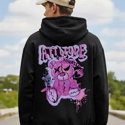 Manlino Men Printed Hooded Pullover Sweatshirt-picture-13