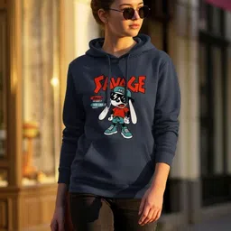 Dagcros Girls Printed Hooded Sweatshirt-picture-37