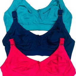 winsure Pack of 3 Women Full Coverage Non Padded Bra-picture-13
