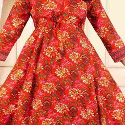 JAYRA TEXTILE Floral Printed Fit & Flare Maxi Dress image 2