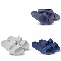 Feel alive Men Set of 4 Ultra-Comfortable Lightweight Clogs-picture-11