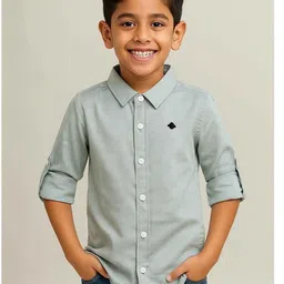 Lagorii Boys Long Sleeves Cotton Shirt-picture-30