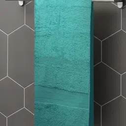 Ackross Blue Cotton 450 GSM Bath Towel-picture-35