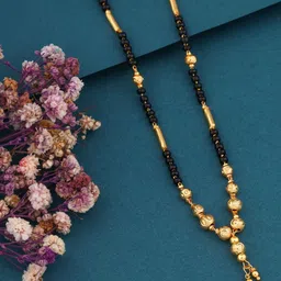 Bhanu diam Women Gold Mangalsutra-image-19