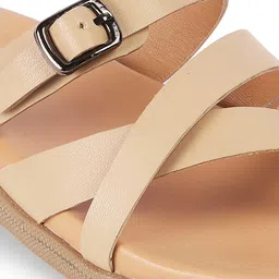 Tresmode Women Open Toe Flats image 3