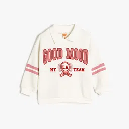 Koton Girls Alphanumeric Printed Long Sleeves Sweatshirt-picture-37