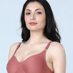 SHYAM SONS FLAIR Emily Pack Of 2 Full Coverage Seamless T-shirt Bra image 4
