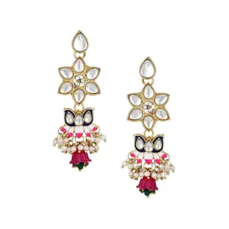 Jazz and Sizzle Gold-Plated Kundan-Studded Jewellery Set image 4