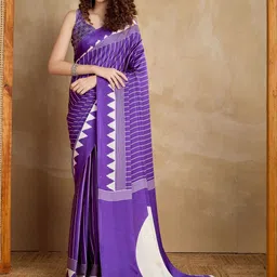 sareyavella Phulkari Pure Crepe Leheriya Saree-picture-27