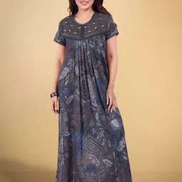 BellaMora Women Embroidered Maxi Everyday Nightdress-picture-36