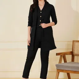 Stitchinc Powergame V-Neck Cotton Linen Waistcoat With Trouser & Jacket-image-8