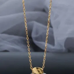 SZN Brass Gold-Plated Necklace image 4