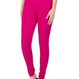 Thrifty Thread Women Solid Mid-Rise Churidar-Length Leggings-image-16