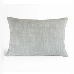 DESIGN GAATHA Grey & White Floral Embroidered Rectangle Cotton Cushion Cover image 3