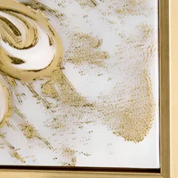 Home Centre Artistry Quanto Off White & Yellow Peacock Printed Wall Art image 3