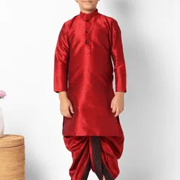 Uri and MacKenzie Boys Regular Kurta with Dhoti Pants-picture-28