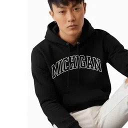 Try This Typography Printed Hooded Long Sleeves Fleece Pullover Sweatshirt-picture-38