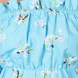 SILK SPARROW Girls Printed Top with Palazzos image 2