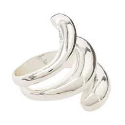 Accessorize London Chunky Wave Finger Ring image 2