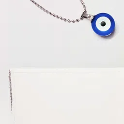 Desai Unisex Circular Enamelled Pendants with Chains-picture-39