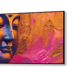 nestroots Blue & Pink 1 Piece Canvas Other Wall Paintings image 2