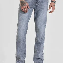 Snitch Light Stonewashed Blue Mid-Rise Straight Fit Jeans-picture-26