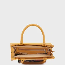 Caprese PU Structured Floral Printed Satchel Bag image 2