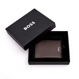 Hugo Boss Unisex Leather Two Fold Wallet-picture-37