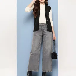 Aarika V-Neck Woollen Cardigan image 2