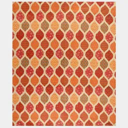 MILAAV Multicoloured Geometric 144 TC King Bedsheet with 2 Pillow Covers image 4