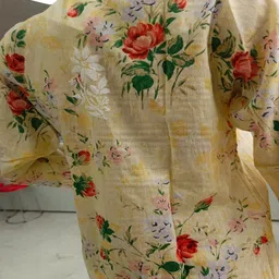 Vineshaa Be You For You Floral Embroidered Thread Work Pure Cotton Thread Work Kurti image 3