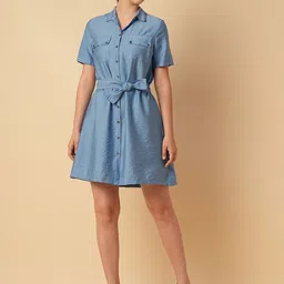 Chemistry Women Belted Shirt Dress-image-51