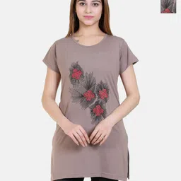 Divine Girl Women 2 Printed Pockets T-shirt-picture-37