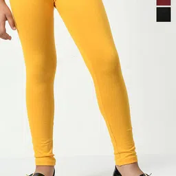 KAYU Girls Pack Of 3 Ankle-Length Lenggings-image-91