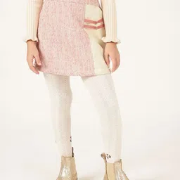 One Friday Girls Flared Above Knee Skirt-image-32