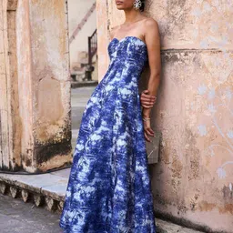 Dash and Dot Women Tie & Dye Printed Bandeau Dress-picture-18