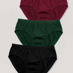 Moda Rapido Pack of 3 Cotton Mid-Rise Hipster Briefs-picture-20