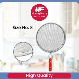 homeykartz pulka grill for gas stove, phulka grill, jali for kitchen cooking, papad roaster, roti grill, brinjal roaster, roti jali steel mesh griller (SS GRILL MEDIUM) |Free Standing |Gas powered image 5