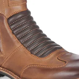Harrytech London Men Textured Biker Boots with rugged sole image 4