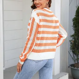 JC Mode Women Striped Pullover image 5