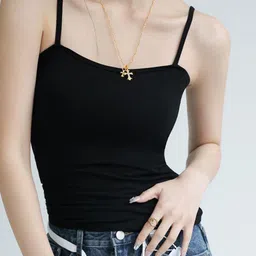 Outzidr Women Crop Fitted Cami Tops-picture-30