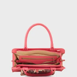 Caprese PU Structured Satchel Bag image 4