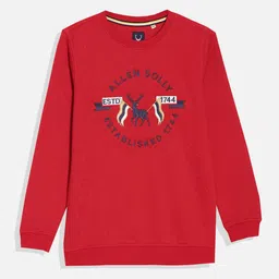 Allen Solly Junior Boys Long Sleeves Embroidered Pullover Sweatshirt-picture-13