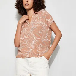 Fame Forever by Lifestyle Tropical Print Tropical Top-image-57