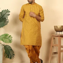 KRAFT INDIA Paisley Printed Mandarin Collar Long Sleeves Straight Kurta-picture-30